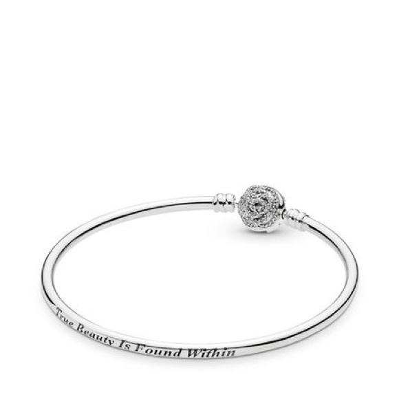 SOLD PANDORA DISNEY, BEAUTY&THE BEAST BANGLE - Picture 4 of 5